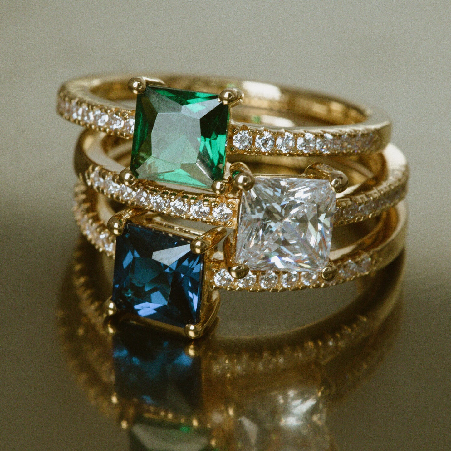 18K gold plated | White | 58, 18K gold plated | White | 56, 18K gold plated | White | 54, 18K gold plated | White | 52, 18K gold plated | White | 50