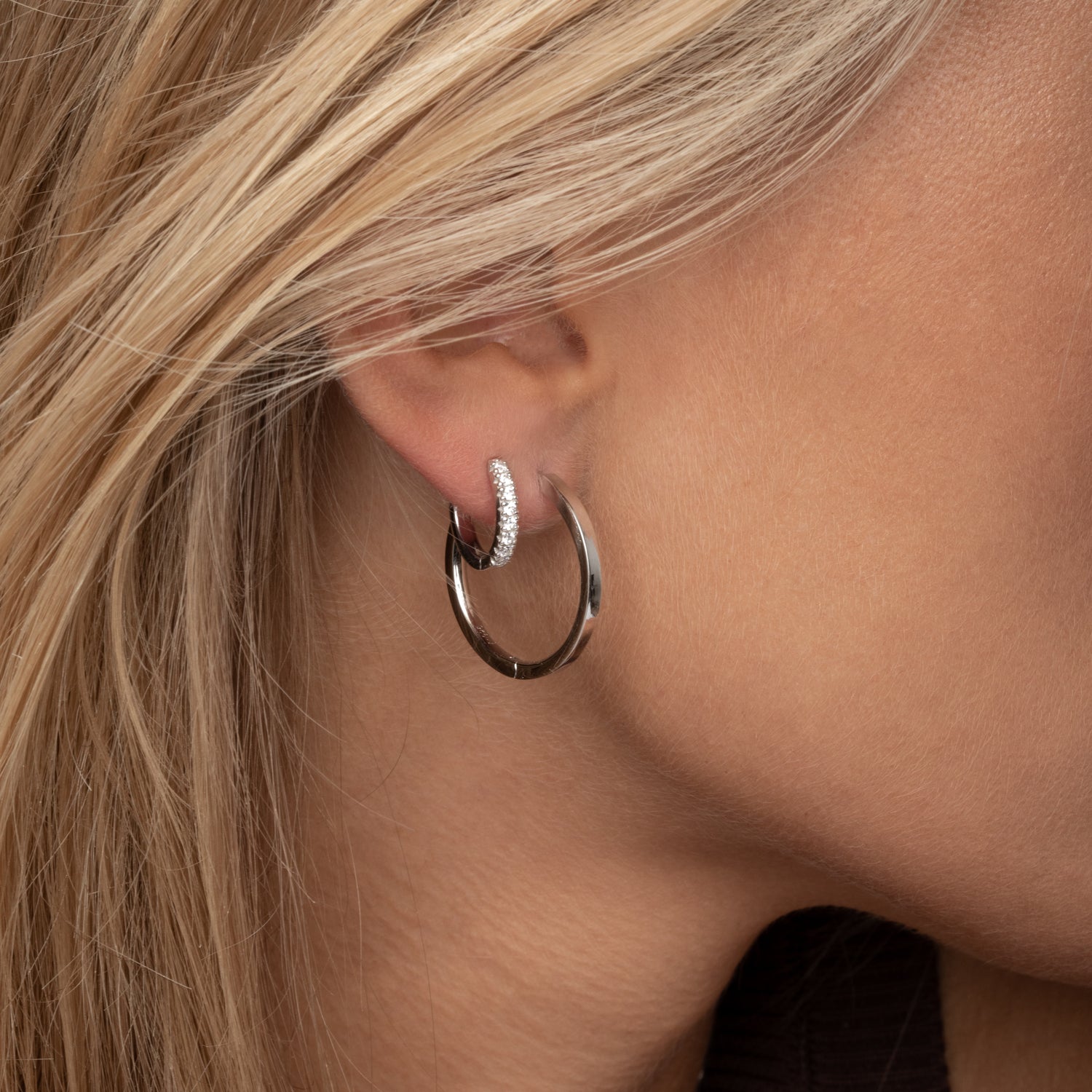 925 Sterling silver | White | Medio