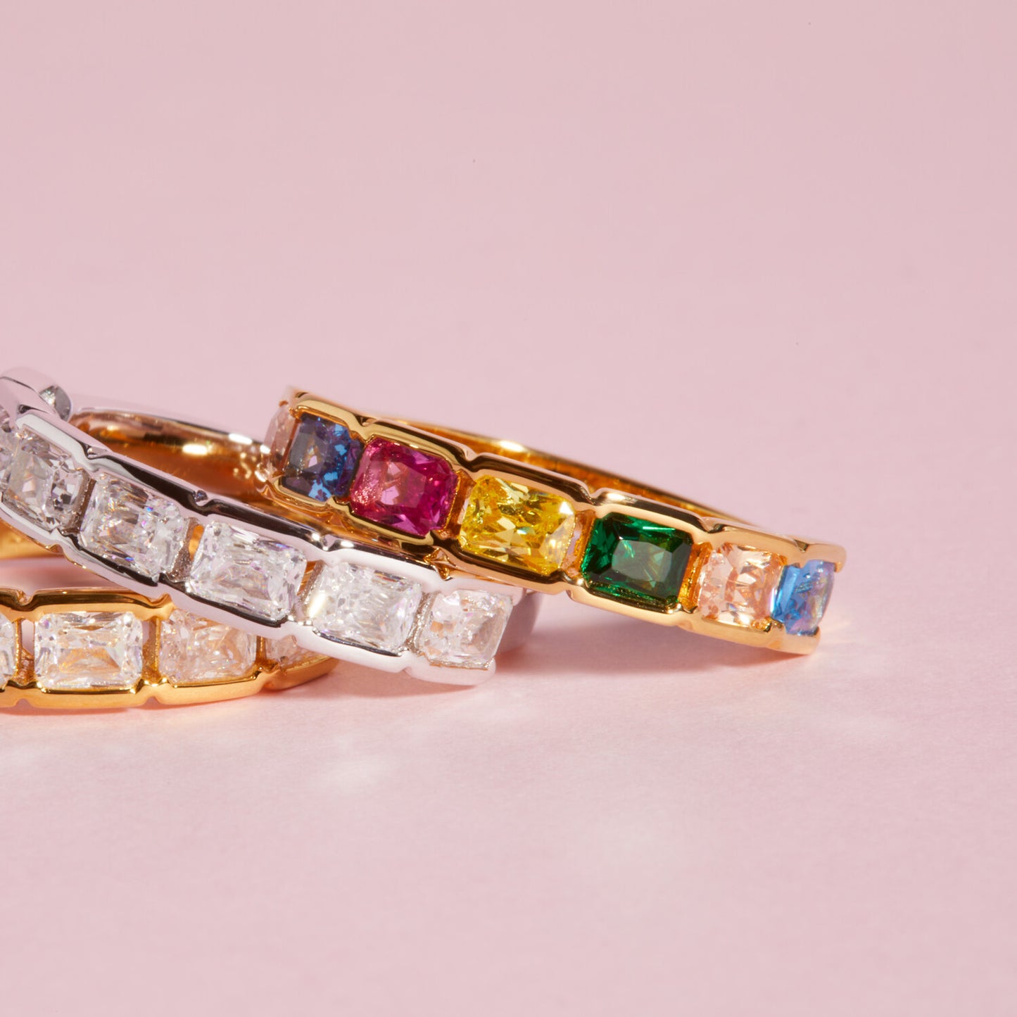 18K gold plated | Rainbow | 58, 18K gold plated | Rainbow | 56, 18K gold plated | Rainbow | 54, 18K gold plated | Rainbow | 52, 18K gold plated | Rainbow | 50