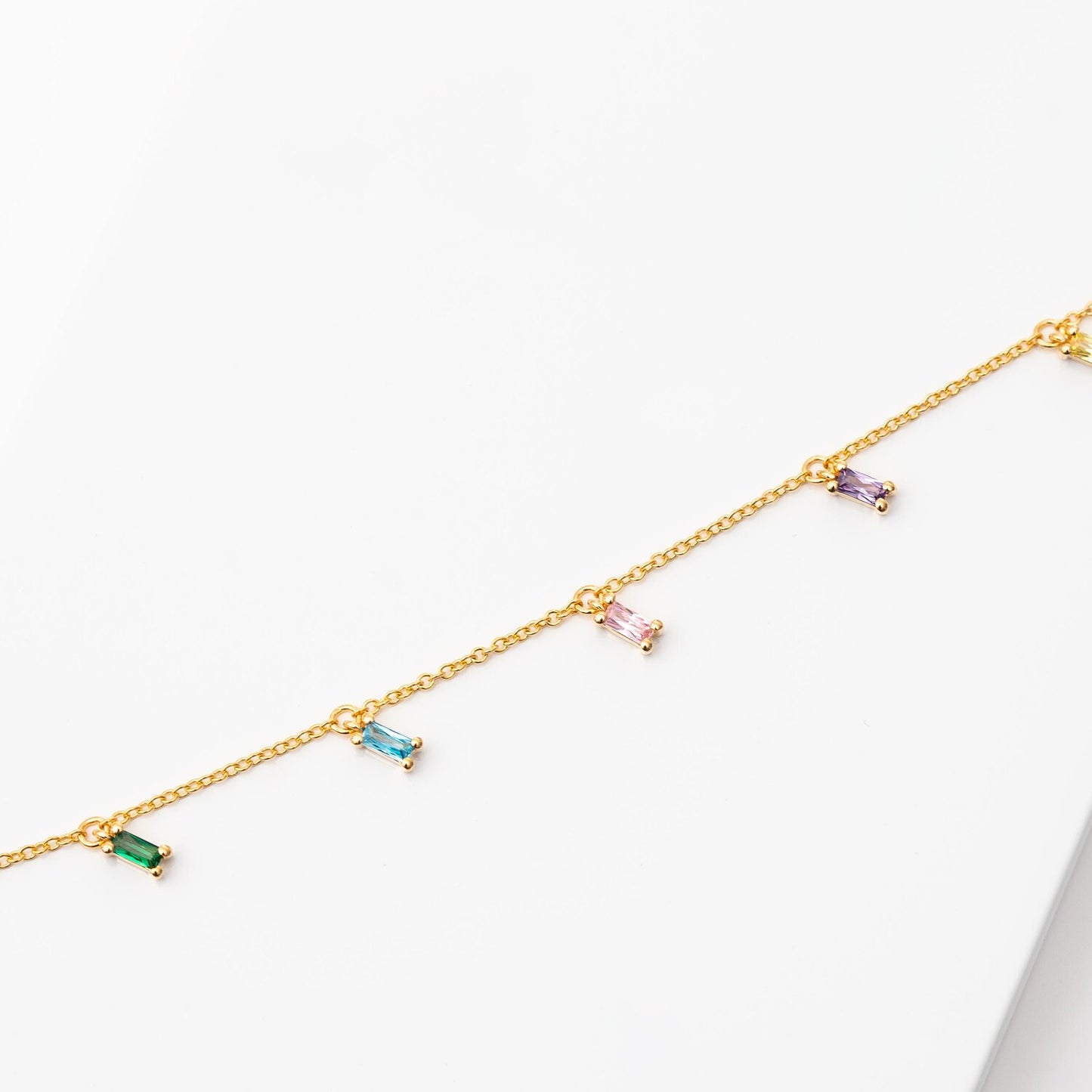 18K gold plated | Rainbow