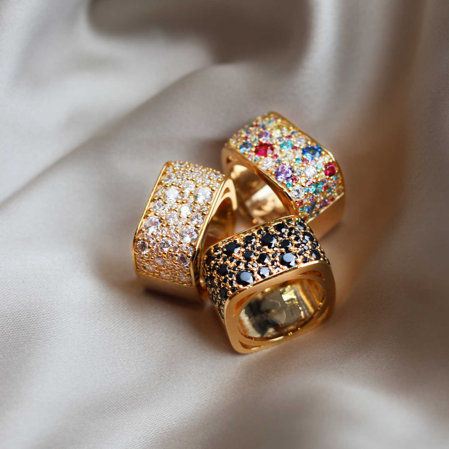 18K gold plated | Black | 60, 18K gold plated | Black | 58, 18K gold plated | Black | 56, 18K gold plated | Black | 54, 18K gold plated | Black | 52, 18K gold plated | Black | 50