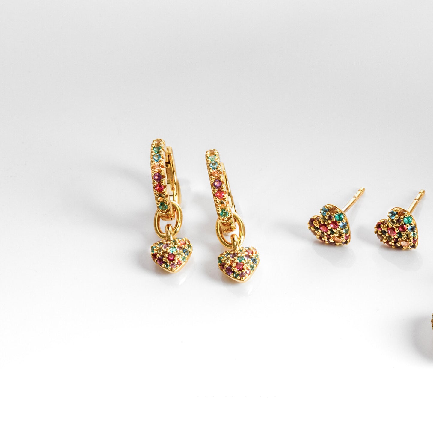 18K gold plated | Rainbow