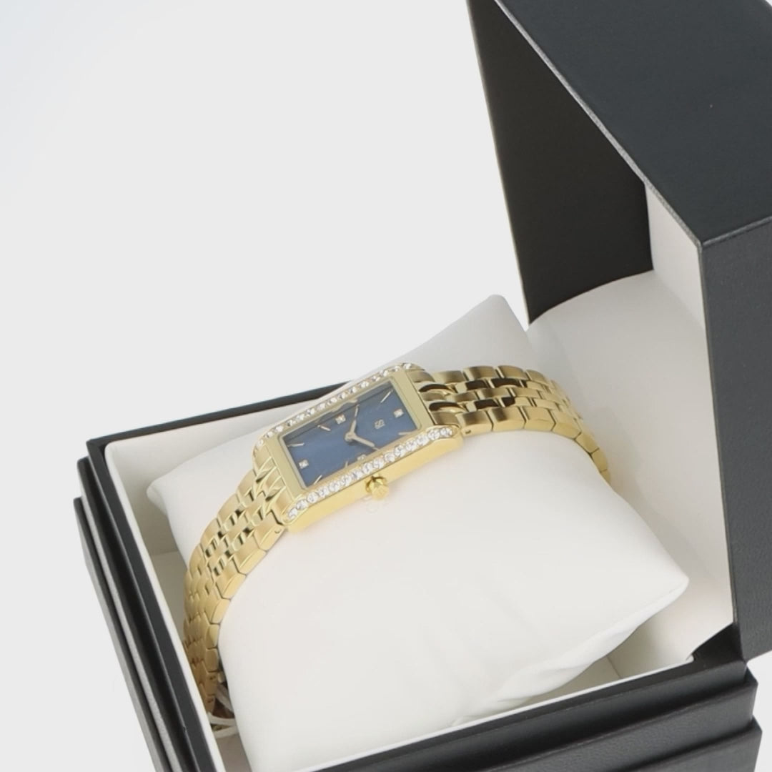 Stainless steel gold | Mother of pearl dial