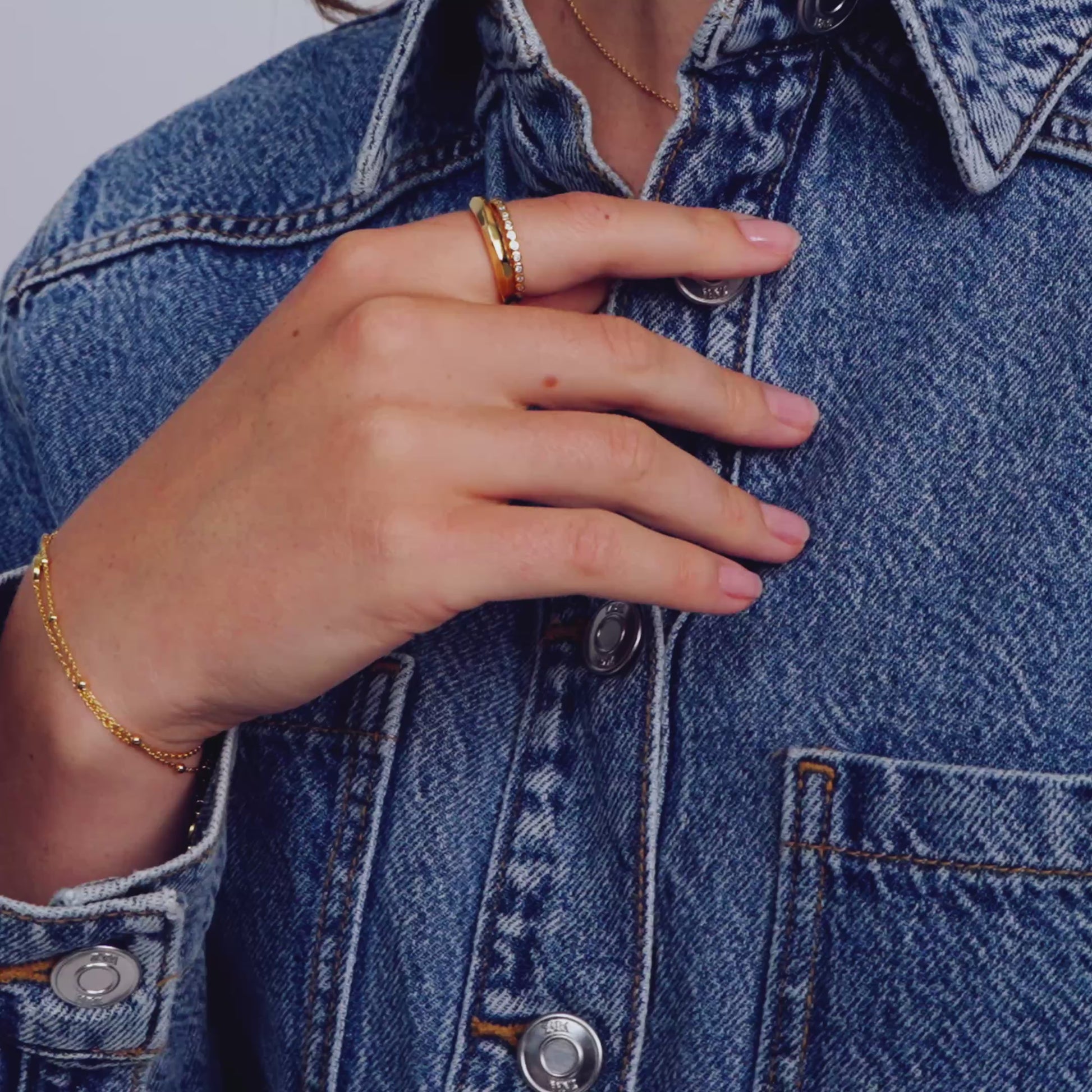 18K gold plated